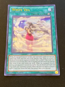 Yugioh - White Veil DUSA-EN032 Ultra Rare 1st Edition NM - Image 1