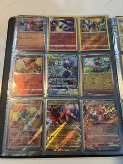 Pokemon Binder Full of Cards Tag Teams Full Art V Shiny GX Holos Eevee NEW CARDS - Image 4