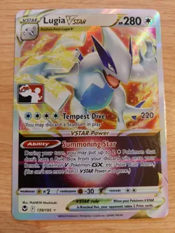 Lugia VSTAR (Stamped) - 139/195 (Prize Pack Series Cards) - Near Mint NM - Image 1