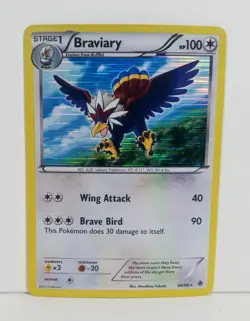 Braviary Pokemon TCG Emerging Powers Card 88/98 2011 Holo Rare - Image 1