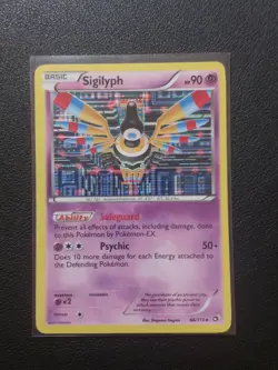 Pokemon Card TCG Sigilyph B&W Legendary Treasures 66/113 Holo Rare 2013 NM - Image 1