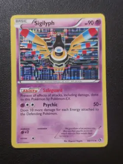 Pokemon Card TCG Sigilyph B&W Legendary Treasures 66/113 Holo Rare 2013 NM - Image 2