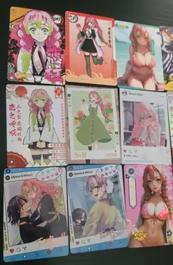 Mitsuri Kanroji Demon Slayer Mixed Card Lot of 15 CCG Anime Manga Waifu - Image 2