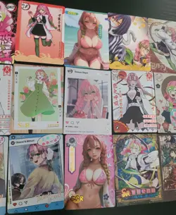 Mitsuri Kanroji Demon Slayer Mixed Card Lot of 15 CCG Anime Manga Waifu - Image 3