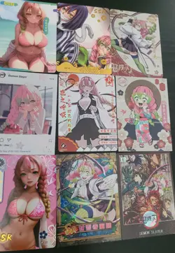 Mitsuri Kanroji Demon Slayer Mixed Card Lot of 15 CCG Anime Manga Waifu - Image 4