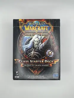 World of Warcraft TCG 2013 Class Starter Deck Blood Elf Death Knight Sealed Card - Image 1