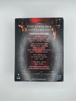 World of Warcraft TCG 2013 Class Starter Deck Blood Elf Death Knight Sealed Card - Image 3