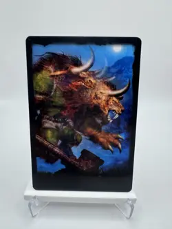 World of Warcraft TCG Clint Langley Signature Series Hard Plastic Card #3 - Image 1