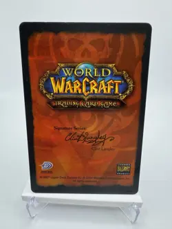 World of Warcraft TCG Clint Langley Signature Series Hard Plastic Card #3 - Image 2