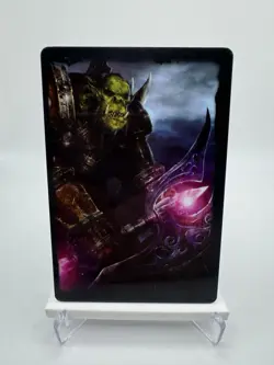World of Warcraft TCG Clint Langley Signature Series Hard Plastic Card #1 - Image 1