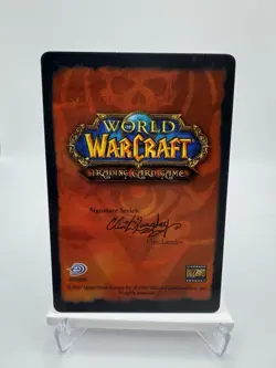 World of Warcraft TCG Clint Langley Signature Series Hard Plastic Card #1 - Image 2