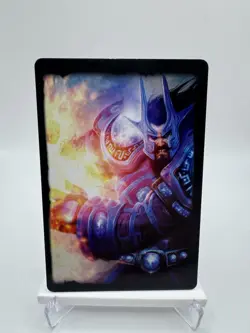 World of Warcraft TCG Clint Langley Signature Series Hard Plastic Card #2 - Image 1