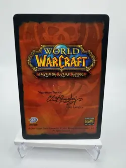 World of Warcraft TCG Clint Langley Signature Series Hard Plastic Card #2 - Image 2