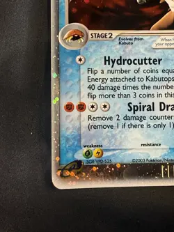 Pokemon TCG Kabutops EX Sandstorm 97 Holo Rare Card NM - Image 4