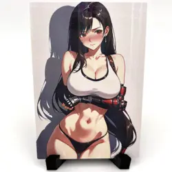 Final Fantasy Tifa Lockhart Sexy Anime Waifu Girl Lewd Goddess Story Art Card - Image 1