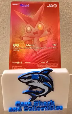 Pokemon TCG Scarlet&Violet Black Bolt Red Victini Full Art Holo Card 171/086 - Image 1