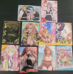 Mitsuri Kanroji Demon Slayer Mixed Card Lot of 10 CCG Anime Manga Waifu - Image 1
