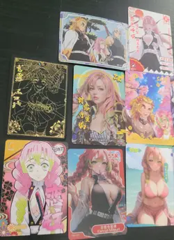 Mitsuri Kanroji Demon Slayer Mixed Card Lot of 10 CCG Anime Manga Waifu - Image 3