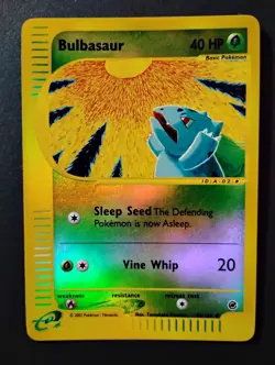 Bulbasaur 95/165 Expedition Reverse Holo MP Vintage Pokemon Card 2002 - Image 1