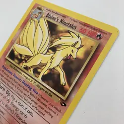 Pokemon Blaine's Ninetales 21/132 1st Edition Gym Challenge Set Trading Card LP - Image 5