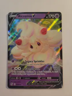 Alcremie V 22/73 Champions Path Ultra Rare Pokemon Card NM - Image 1