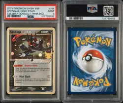 Pokemon Gold Star Greninja SWSH144 Holo PSA 9 Celebrations Promo Card English - Image 3