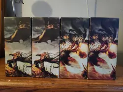 Future Sight 4x empty fat pack boxes complete panorama Magic The Gathering - Image 2