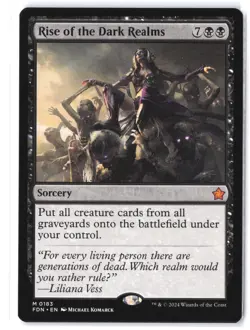 Rise of the Dark Realms #183 Foundations NM - Image 1