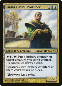Conflux Gwafa Hazid, Profiteer MTG Magic the Gathering NM - Image 1