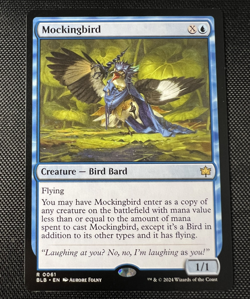 MTG Mockingbird 0061 Regular Rare BLB Bloomburrow Blue NM - Image 1