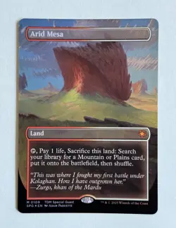 FOIL Arid Mesa (Special Guests) - Borderless - NM Pack Fresh MTG - Image 1
