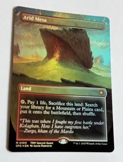FOIL Arid Mesa (Special Guests) - Borderless - NM Pack Fresh MTG - Image 2