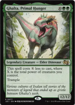 Ghalta, Primal Hunger (Anime) R Foundations Jumpstart 77 LP-NM - Image 1