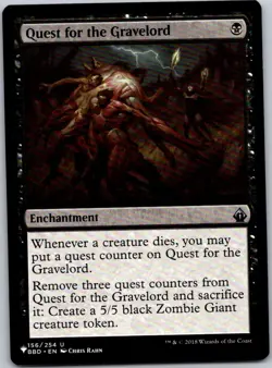 Magic the Gathering Quest for the Gravelord Mystery Booster MTG Free Shipping - Image 1