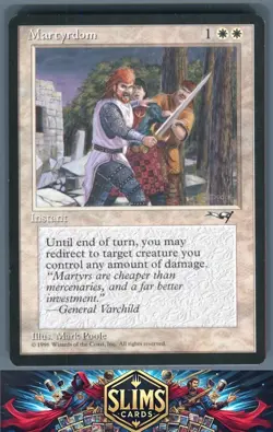 Magic the Gathering MTG Alliances Martyrdom #139 Buy 2 Get 1 - Image 1