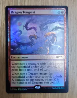 MTG FOIL APAC Year of the Dragon Promo: Dragon Tempest Promo NM English Magic - Image 1