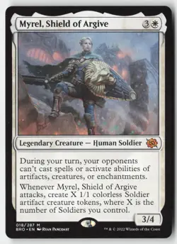 MTG - Myrel, Shield of Argive M The Brothers' War 18 LP-NM - Image 1