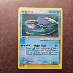 Kyogre ex 001 Pokemon Black Star Promo Card - LP - Image 1