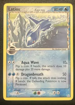 Pokemon TCG; Latios 22/110 - Holon Phantoms (Delta Species) Non Holo - NM - Image 1