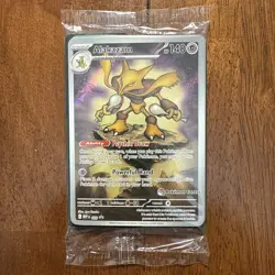 Alakazam 009 Pokemon Center Stamped Sealed Mega Evolution Black Star Promo - Image 1