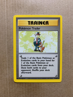 Pokemon Trader 77/102 Base Set - Rare Pokemon Card - NM/Mint - Image 1