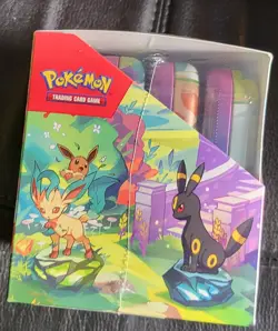 Pokemon TCG: Prismatic Evolutions Mini Tin Display Box! Factory-Sealed, In Hand - Image 5