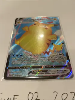 Surfing Pikachu VMAX 009/025 Celebrations Full Art Ultra Rare Pokemon 2021 NM - Image 2