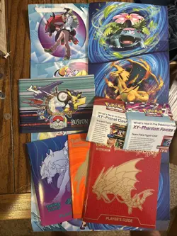 Pokemon TCG Players Guide Elite Trainer Box ETB, 4 Guides, 2 Box Art Sleeves - Image 1