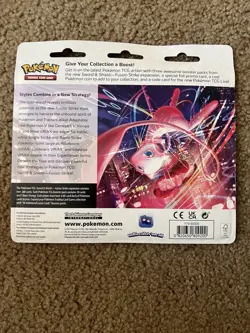 Pokemon TCG SWSH Fusion Strike 3 Pack Blister Booster ESPEON Promo New Sealed - Image 5