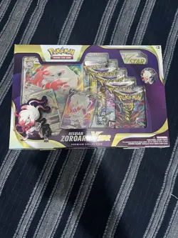 Pokemon TCG Sword And Shield Hisuian Zoroark VSTAR Premium Collection Box Sealed - Image 1