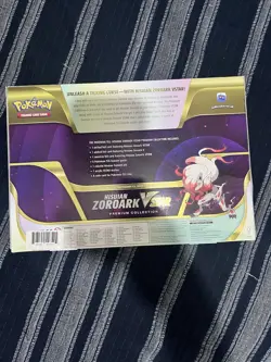 Pokemon TCG Sword And Shield Hisuian Zoroark VSTAR Premium Collection Box Sealed - Image 2