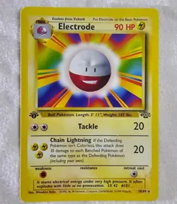 1999 Pokemon Electrode 1st Edition Non Holo Jungle 18/64 - Image 1