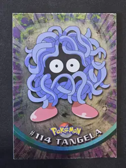 2000 Topps Pokemon TV #114 Tangela Silver Foil FREE - Image 1