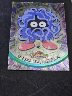 2000 Topps Pokemon TV #114 Tangela Silver Foil FREE - Image 2